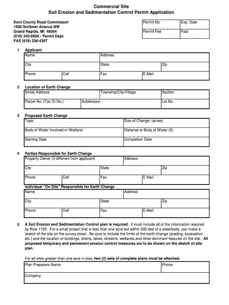  Kent County Road Commision Sesc Permit 2009-2024