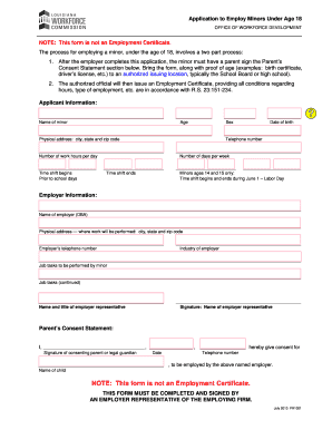 Age Proof Certificate PDF  Form