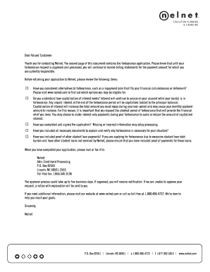 Nelnet Deletion Letter  Form