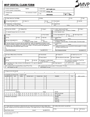 Print Ada Dental Form