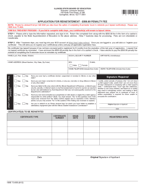 Printable Mva Reinstatement Application Form