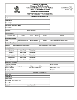 Icbf Insurance Form PDF