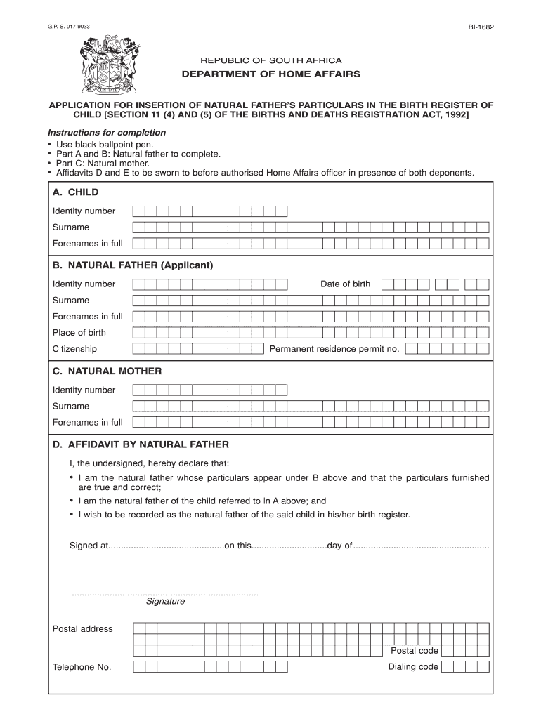 Bi 1682 Form