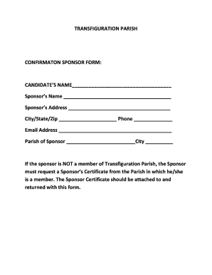 Confirmation Form