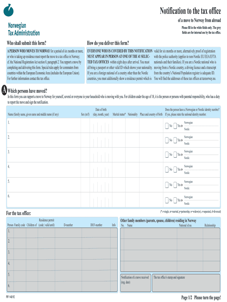 Rf 1401  Form