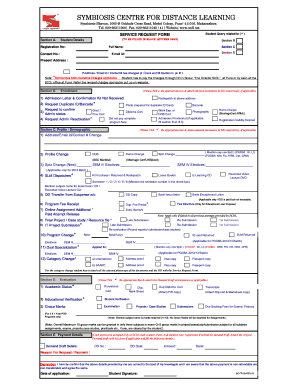 Scdl Transcript Process  Form