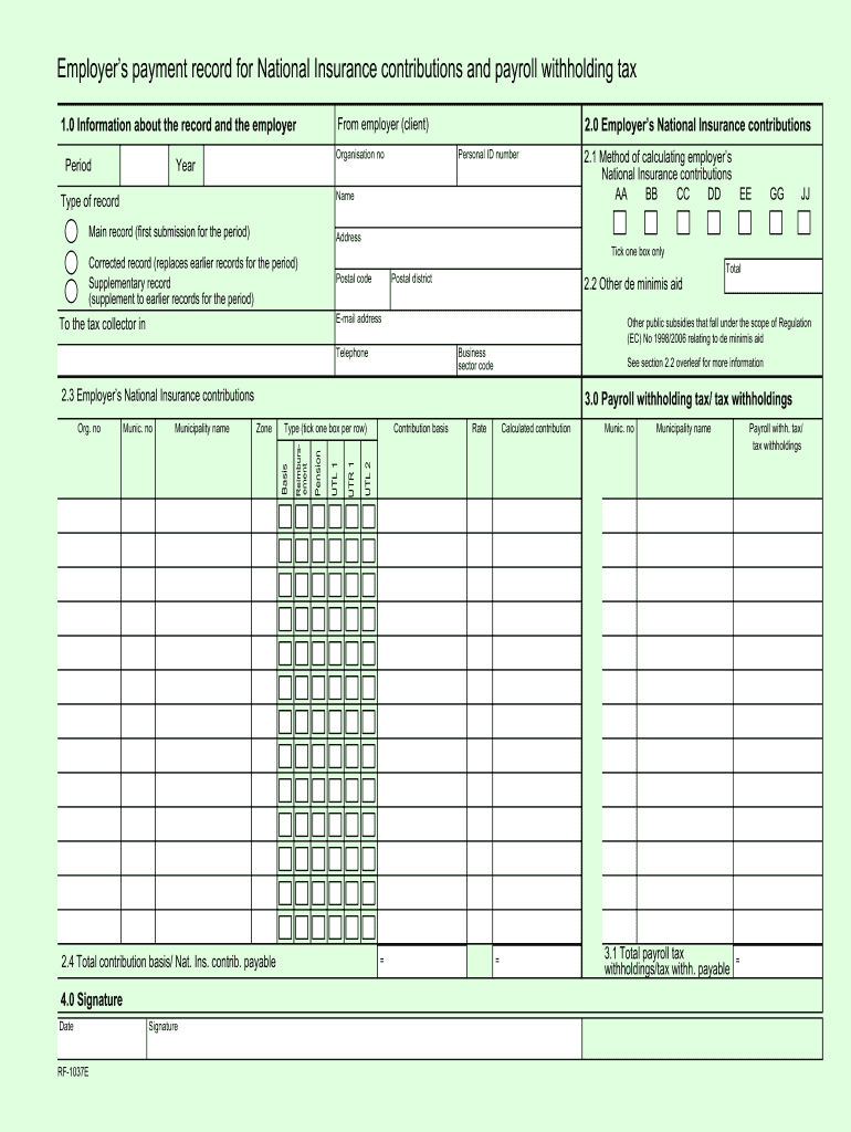 Rf 1037e Form