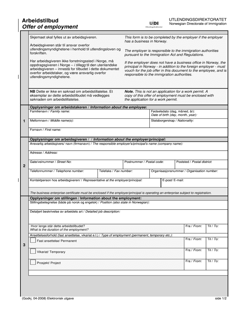  Arbeidstilbud Udi 2008-2024