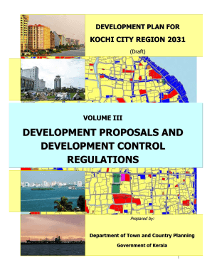 Kochi Development Plan 2031  Form