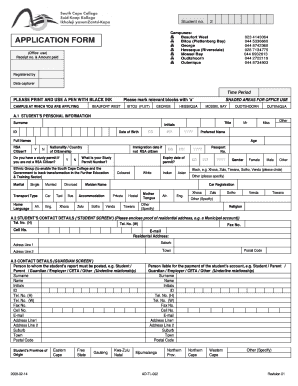 South Cape College Online Application  Form