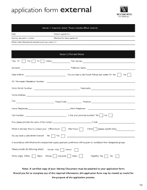 woolworths online application form fill out and sign printable pdf template signnow