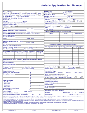 Finance Form