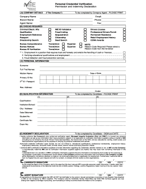 Mie Report Example  Form