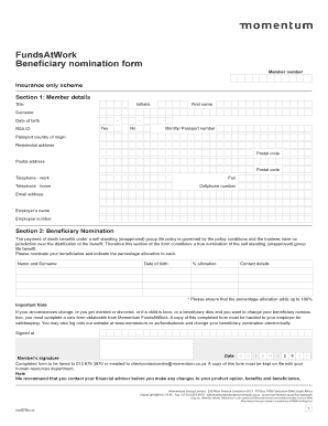 How to Fill Beneficiary Nomination Form