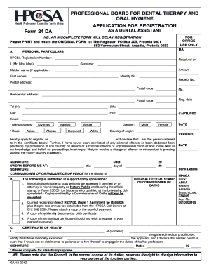 24da Online Application Form