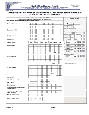 Sapc Application Form
