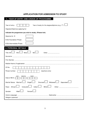 Sants Application for  Form