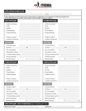 Ithemba Property  Form