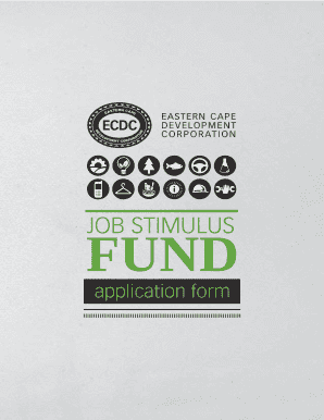 Ecdc Funding Application  Form