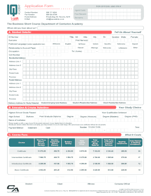 Iq Academy Certificate Image  Form