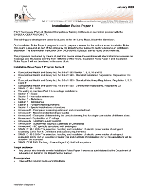 Installation Rules Textbook PDF Download  Form