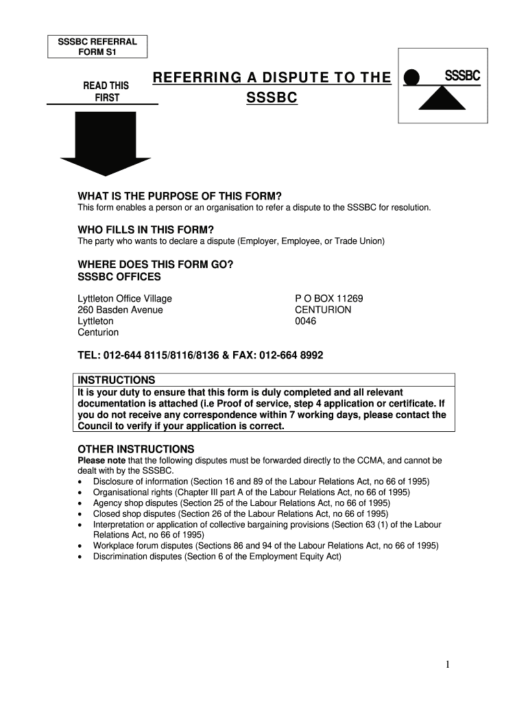 Sssbc Forms