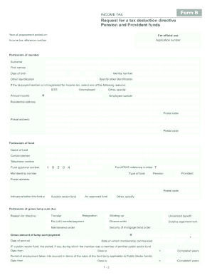 Mifa Provident Fund Claim Forms