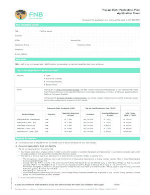 Fnb Business Loan Application Form PDF