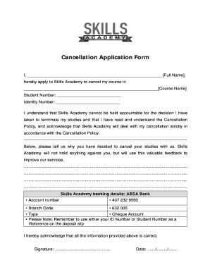 Skills Academy Application Form