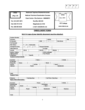 Ntek  Form