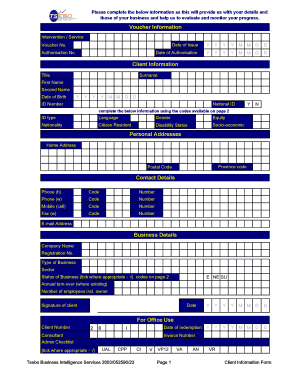 Tsebo Learnerships Form