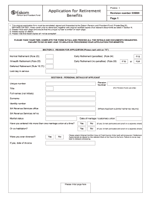 Eskom Pension Fund Forms