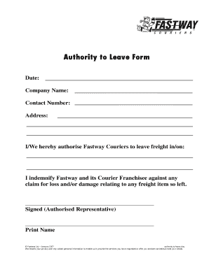 Authority Form PDF