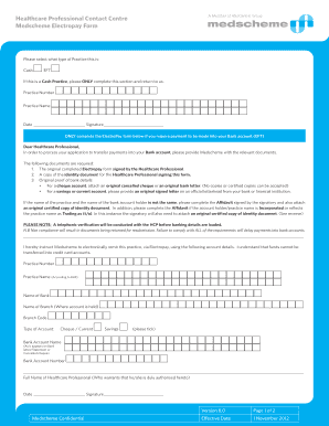 Medscheme Electropay Form