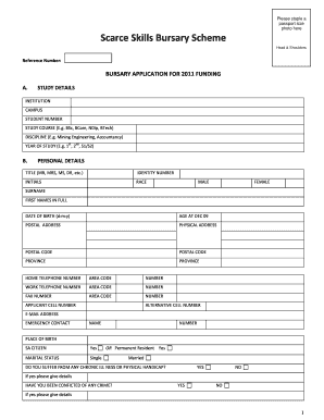 Nsf Application  Form