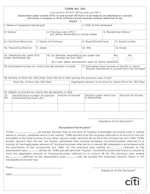  15g Form PDF 2014