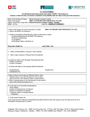 E Meditek Tpa Claim Status  Form