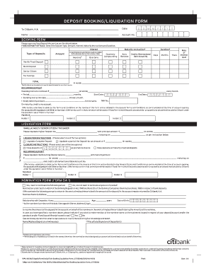 Liquidation Form