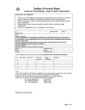 Iob Corporate Login  Form