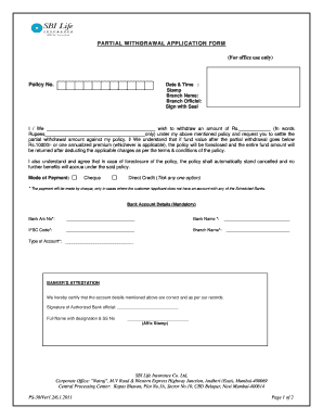 Withdrawal Form Link