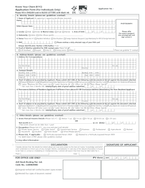  Oriental Insurance Kyc Form PDF 2013-2024