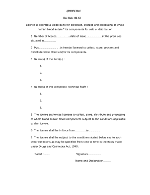 1 FORM 28 C See Rule 122 G Licence to Operate a Think Legal