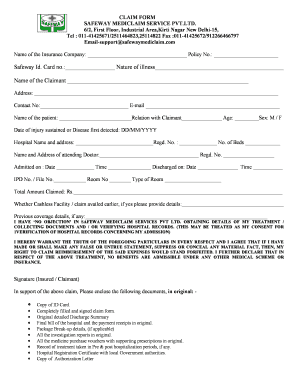 Safeway Tpa Claim Status  Form