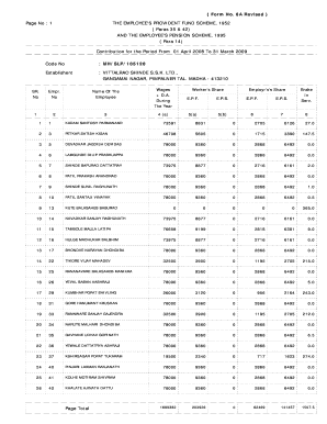 Form 6a Epf Excel Format
