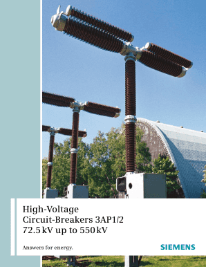 Siemens 3ap1fg Circuit Breaker Manual PDF  Form
