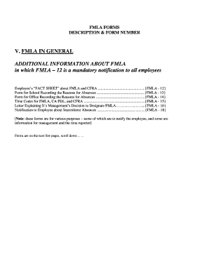 Lausd Fmla Leave  Form