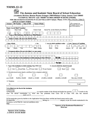 Scholarship Form