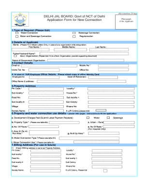 Cesc New Connection Application Form Download PDF