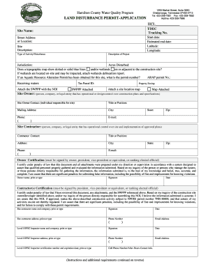  Hamilton County Tn Land Disturbance Permit Application Form 2011