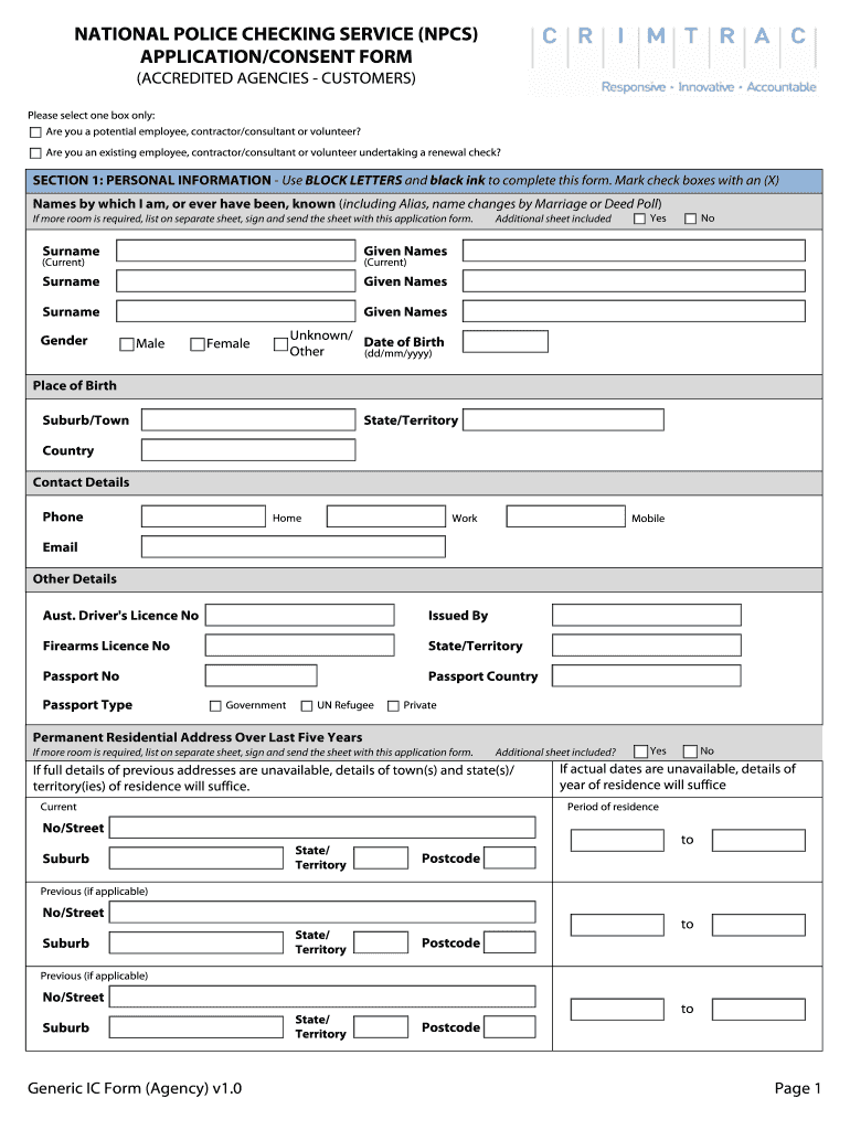 Get and Sign Police Forms 